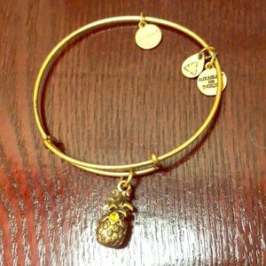 Alex and Ani Pineapple Charm Bracelet